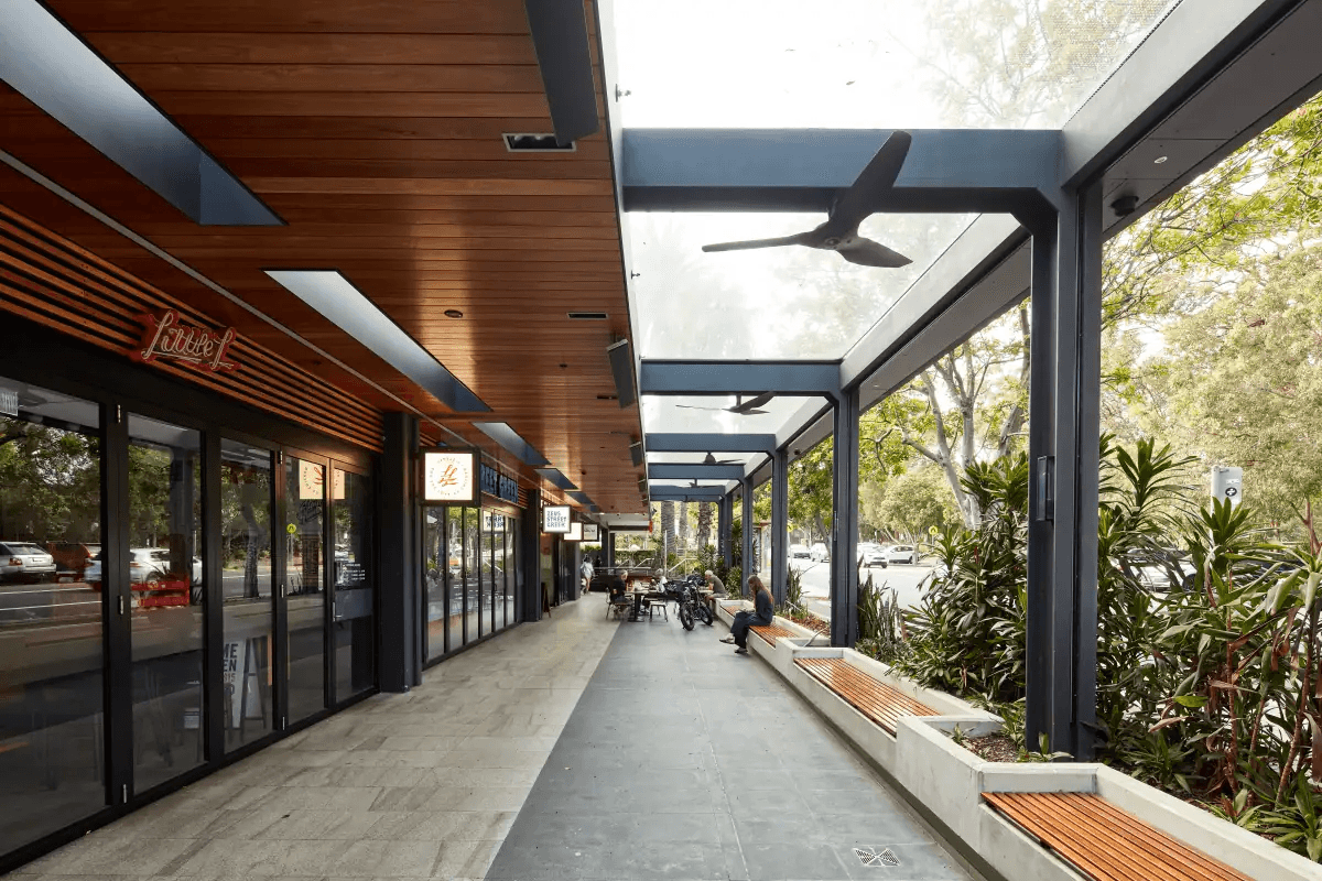 IPG retail shopping centre exterior refurbishment Sydney