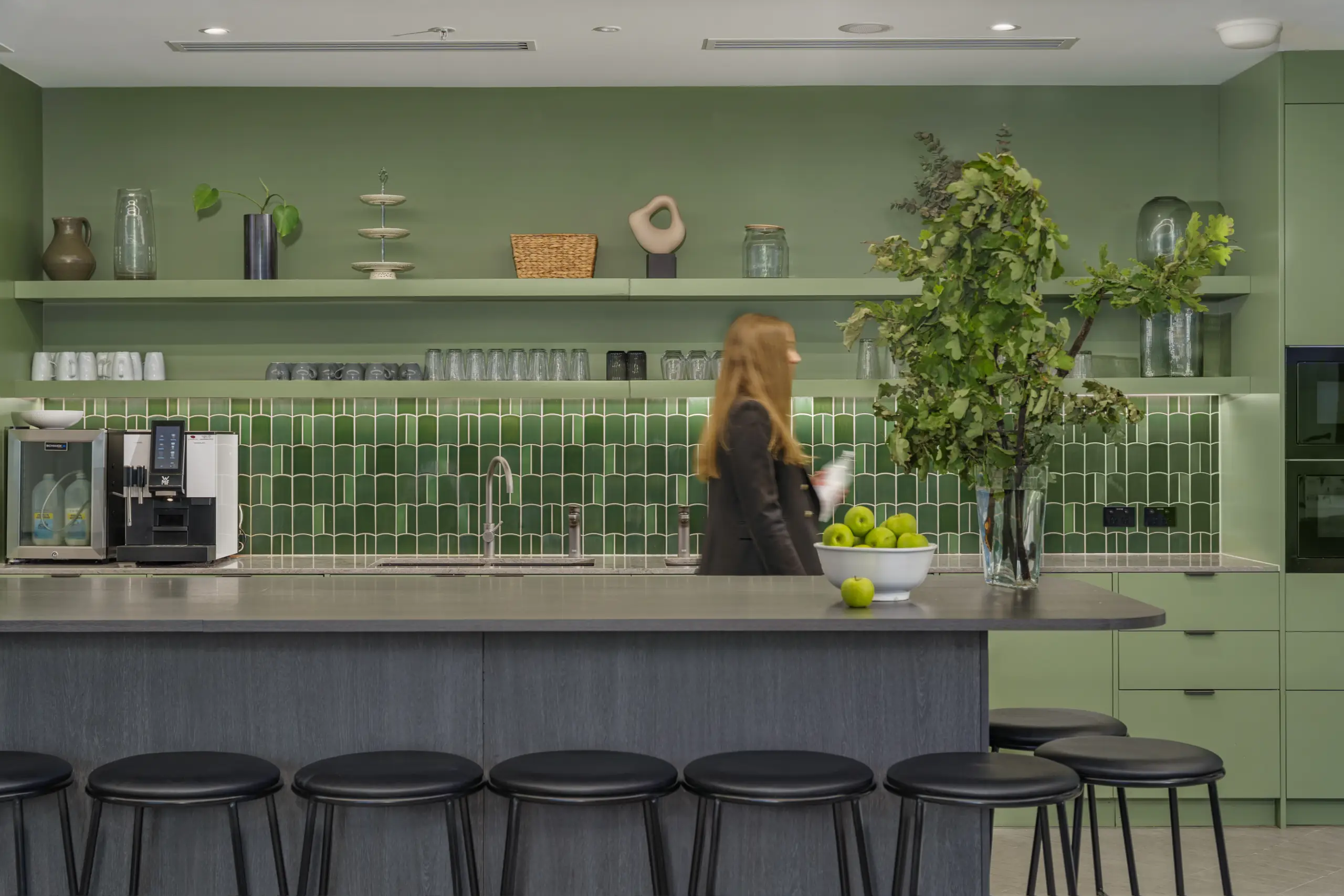 ACOR commercial fitout kitchen, 55 Market Street Sydney