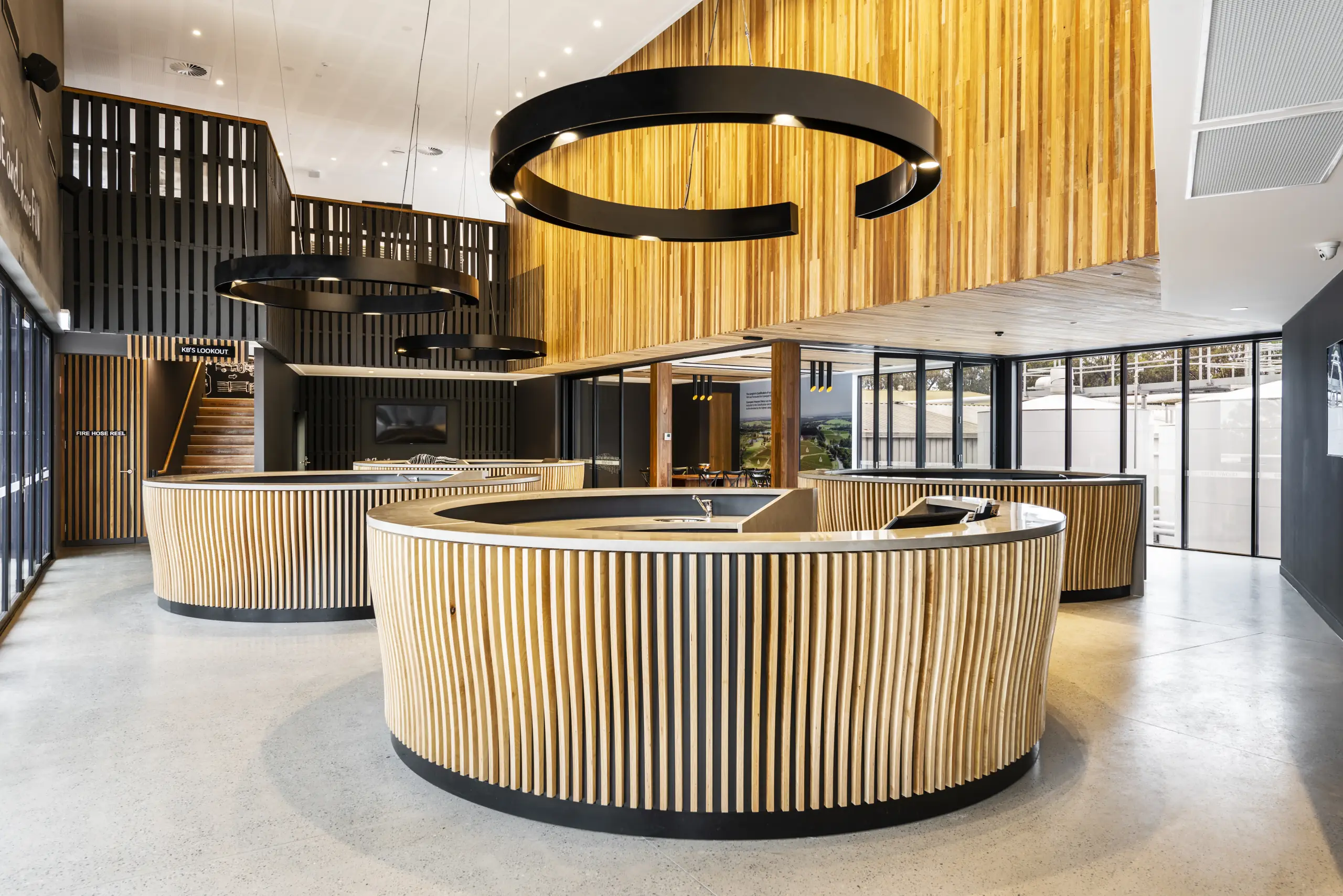 Brokenwood winery cellar door construction, Pokolbin Hunter Valley